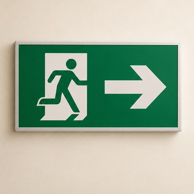 Fire Escape Sign – floor & safety supplied to hotels in Malaysia by SOFFRI